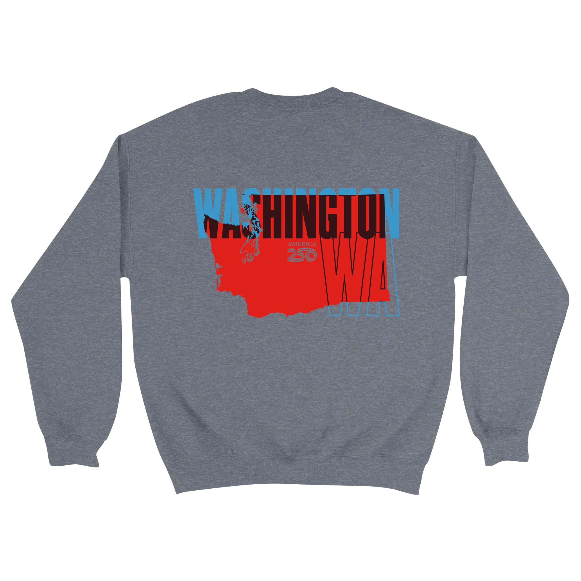 Official America250 Washington Unisex Crewneck Sweatshirt - Image 3