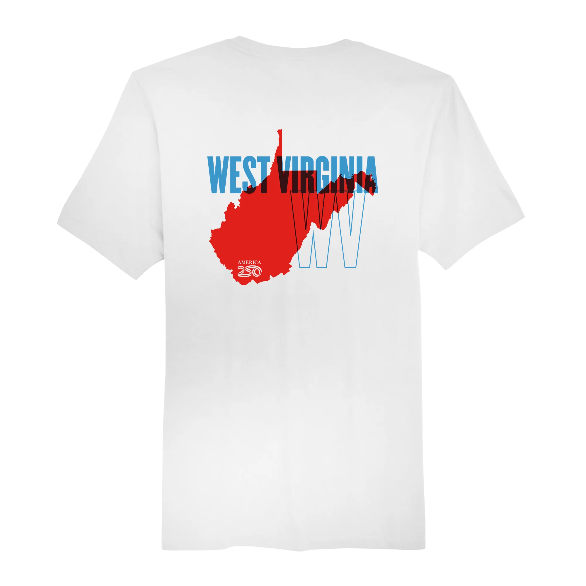 Official America250 West Virginia Men's T-Shirt - Image 5