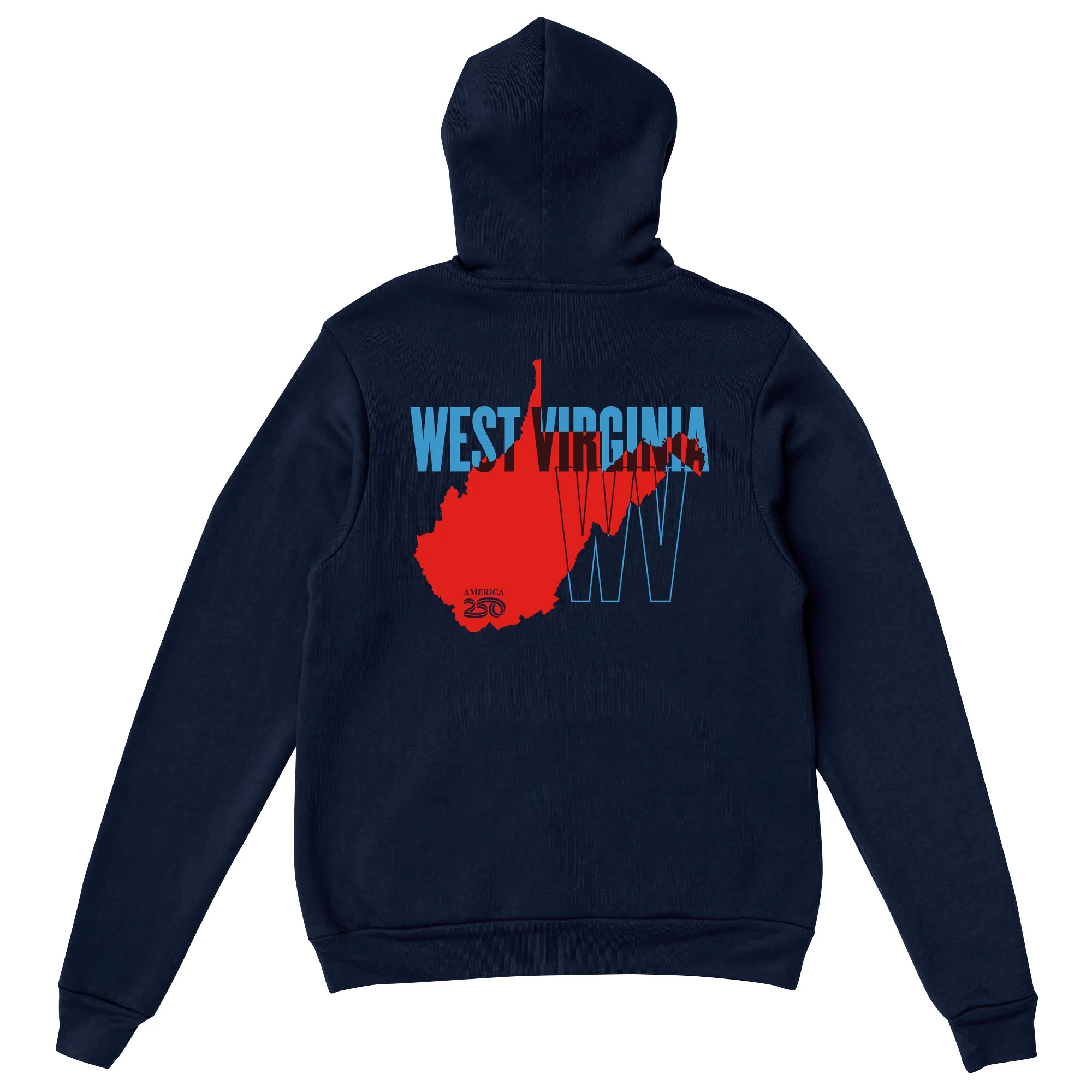 Official America250 West Virginia Unisex Hoodie