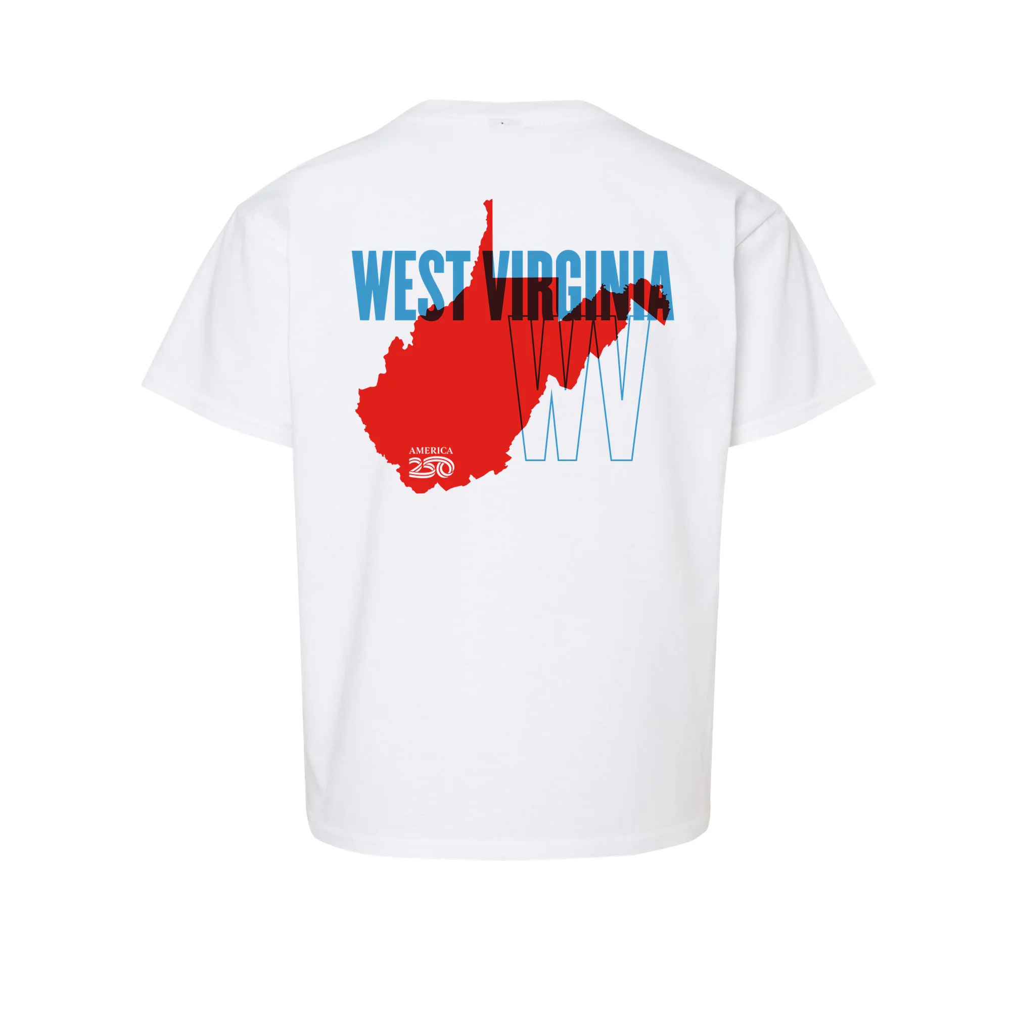 Official America250 West Virginia Youth T-Shirt - Image 3