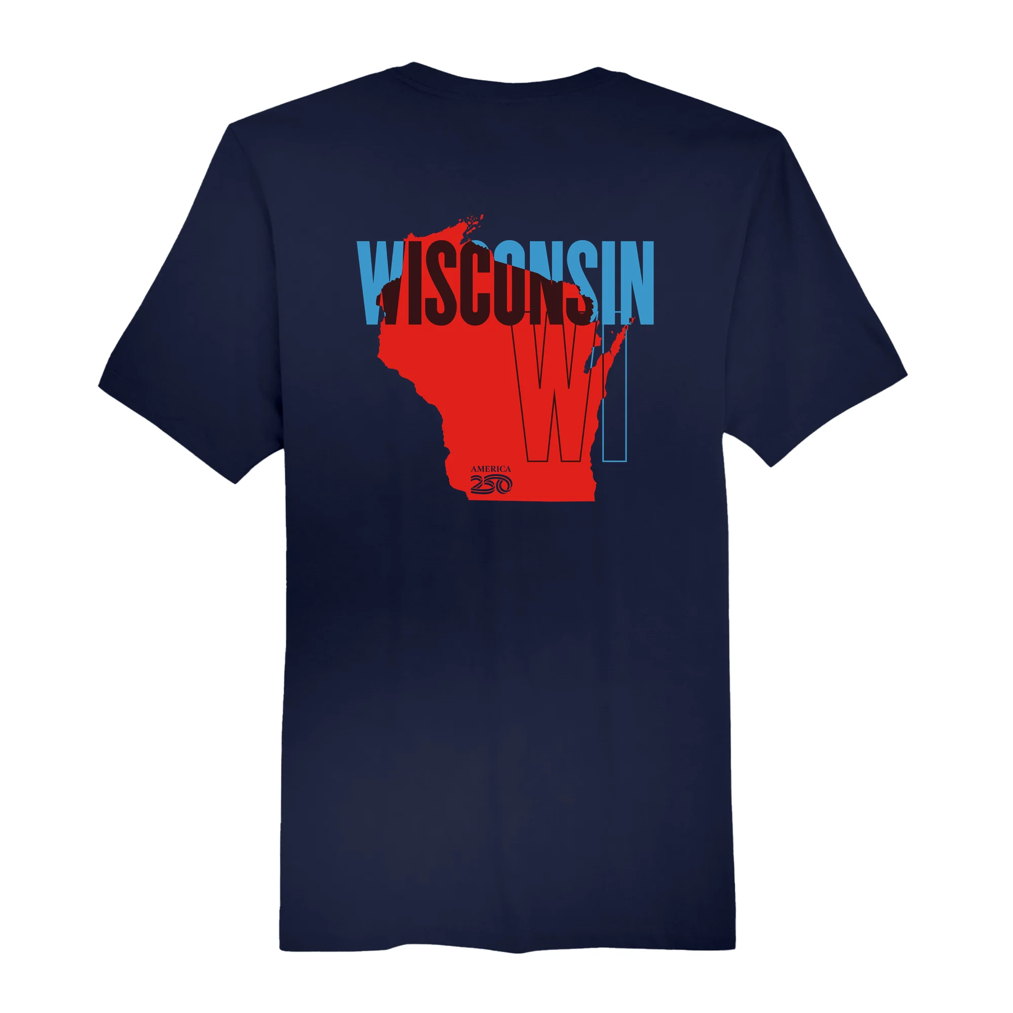 Official America250 Wisconsin Men's T-Shirt
