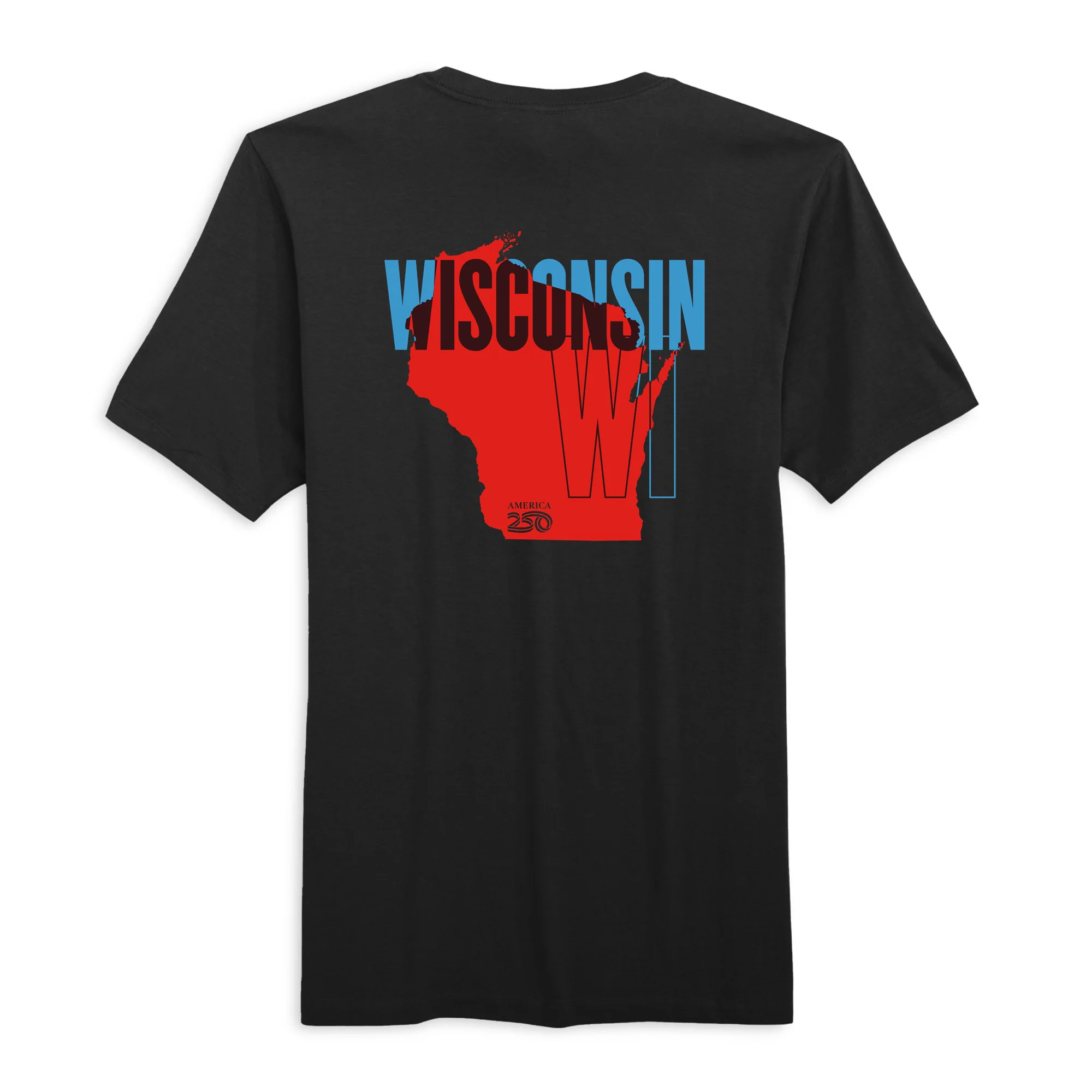 Official America250 Wisconsin Men's T-Shirt - Image 3