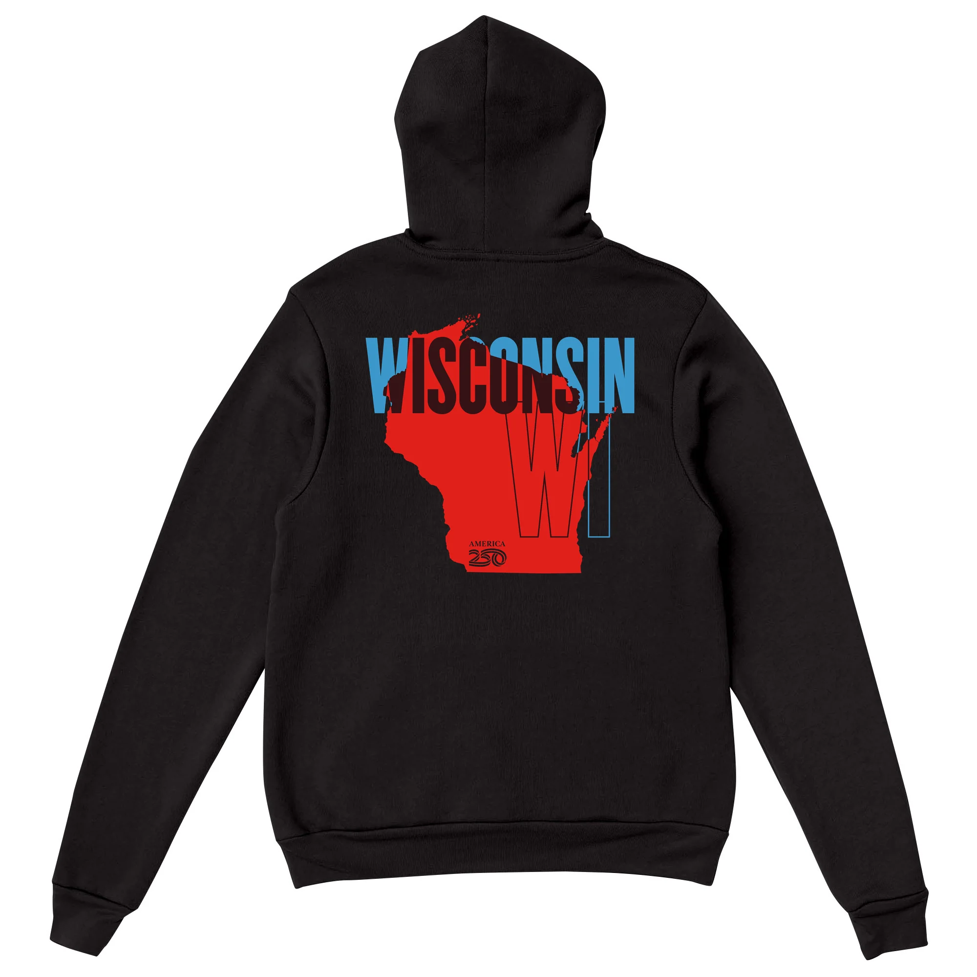 Official America250 Wisconsin Unisex Hoodie - Image 5