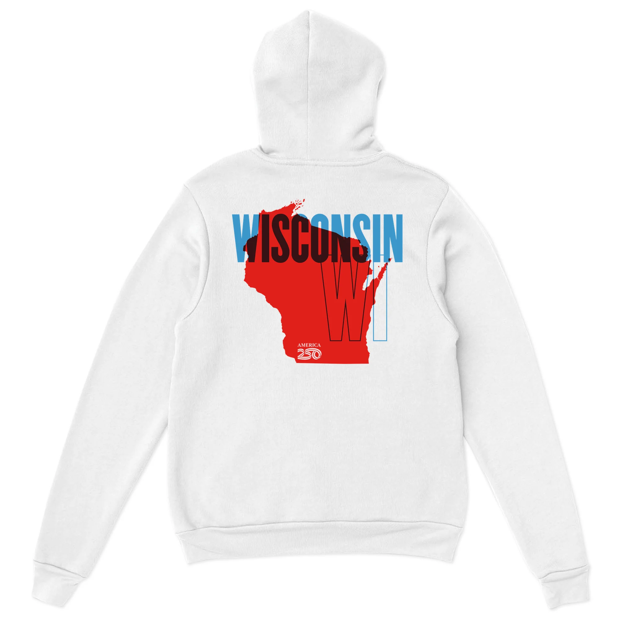 Official America250 Wisconsin Unisex Hoodie - Image 7
