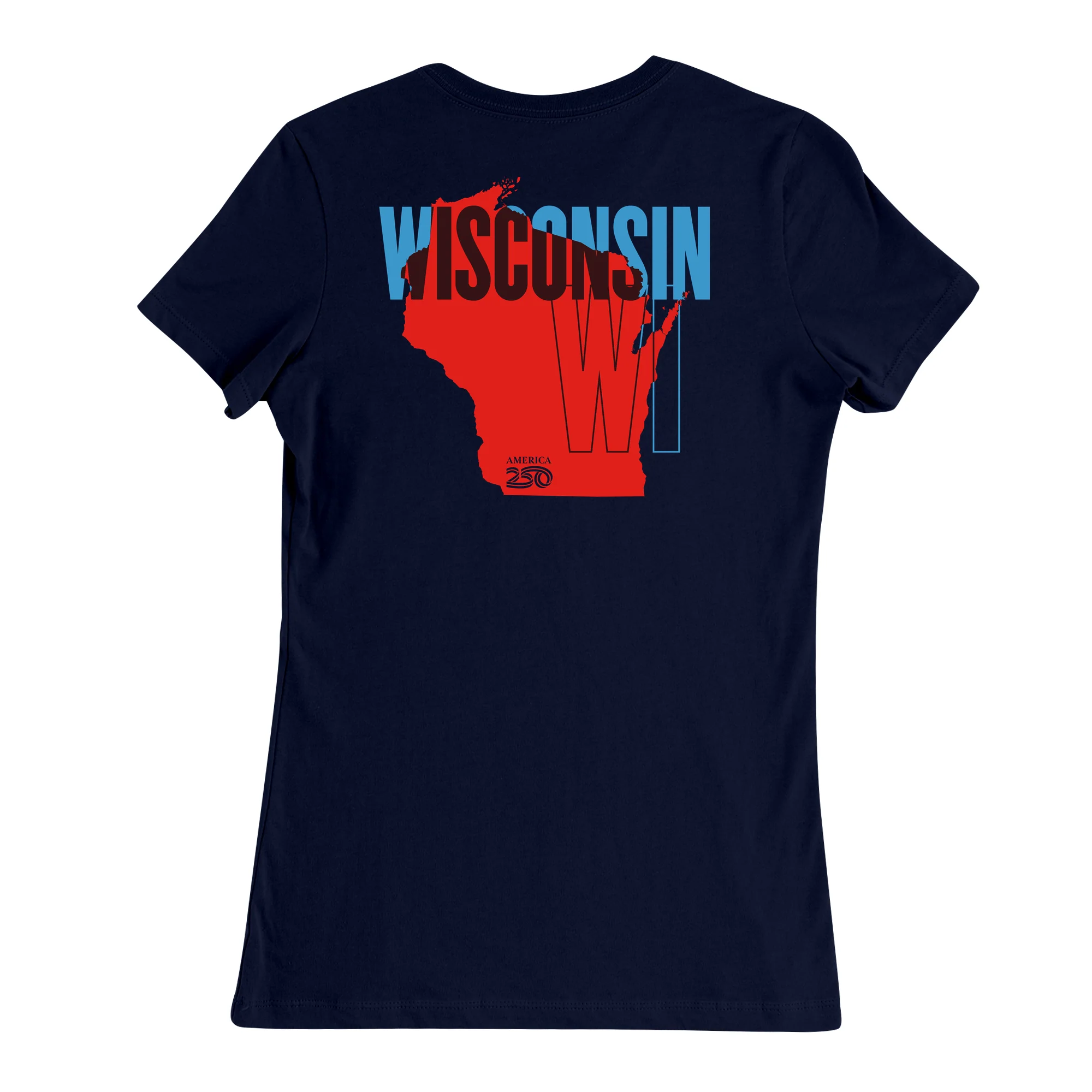 Official America250 Wisconsin Women's T-Shirt