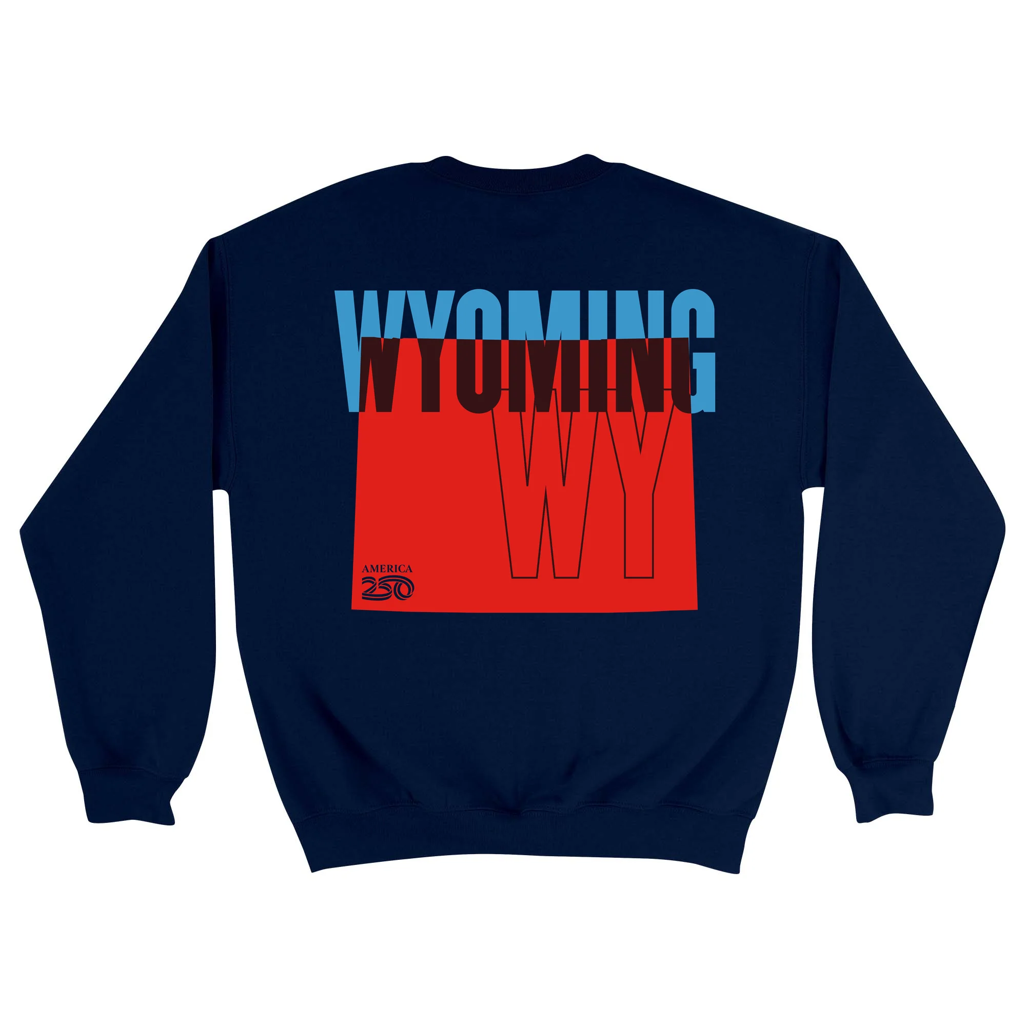 Official America250 Wyoming Unisex Crewneck Sweatshirt