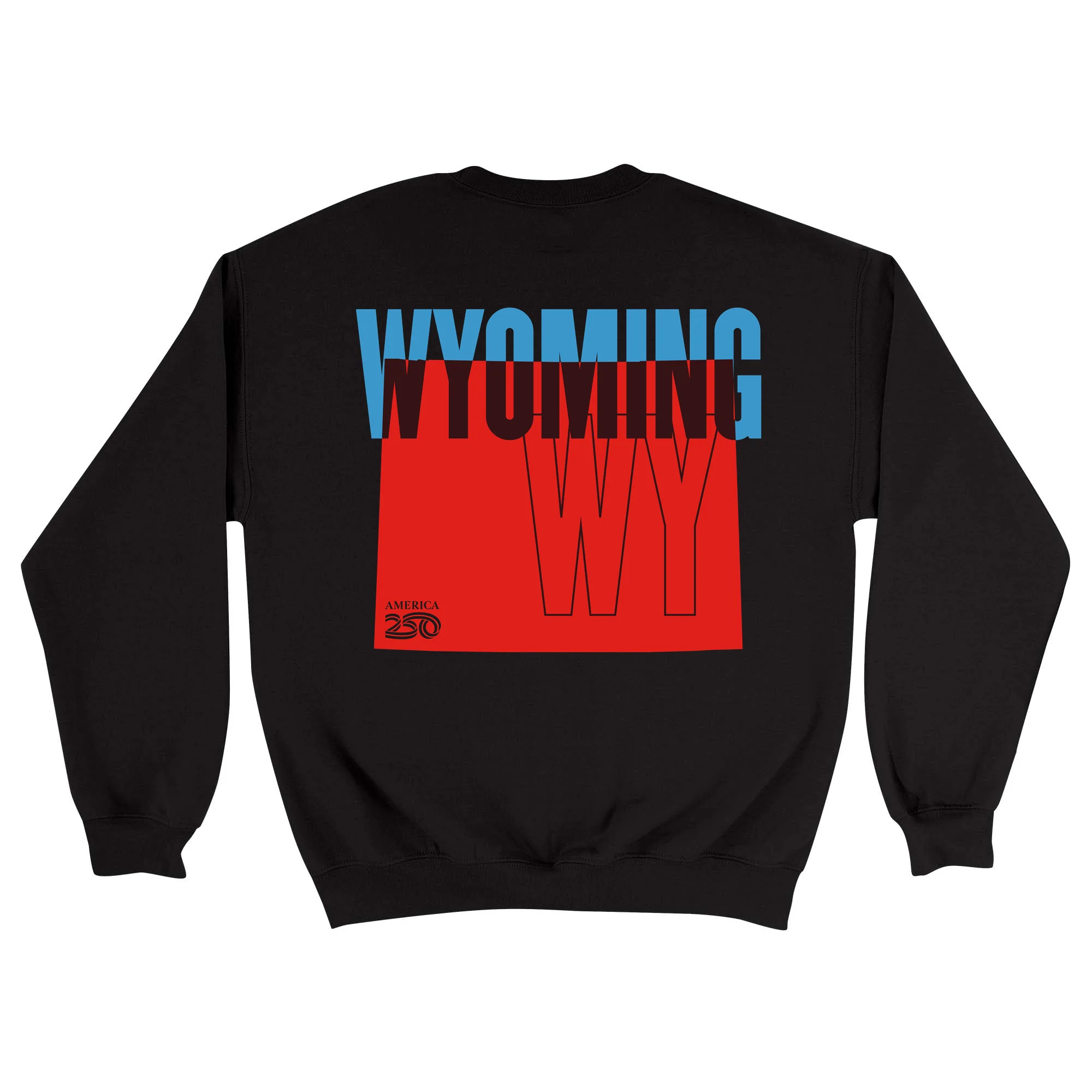 Official America250 Wyoming Unisex Crewneck Sweatshirt - Image 5