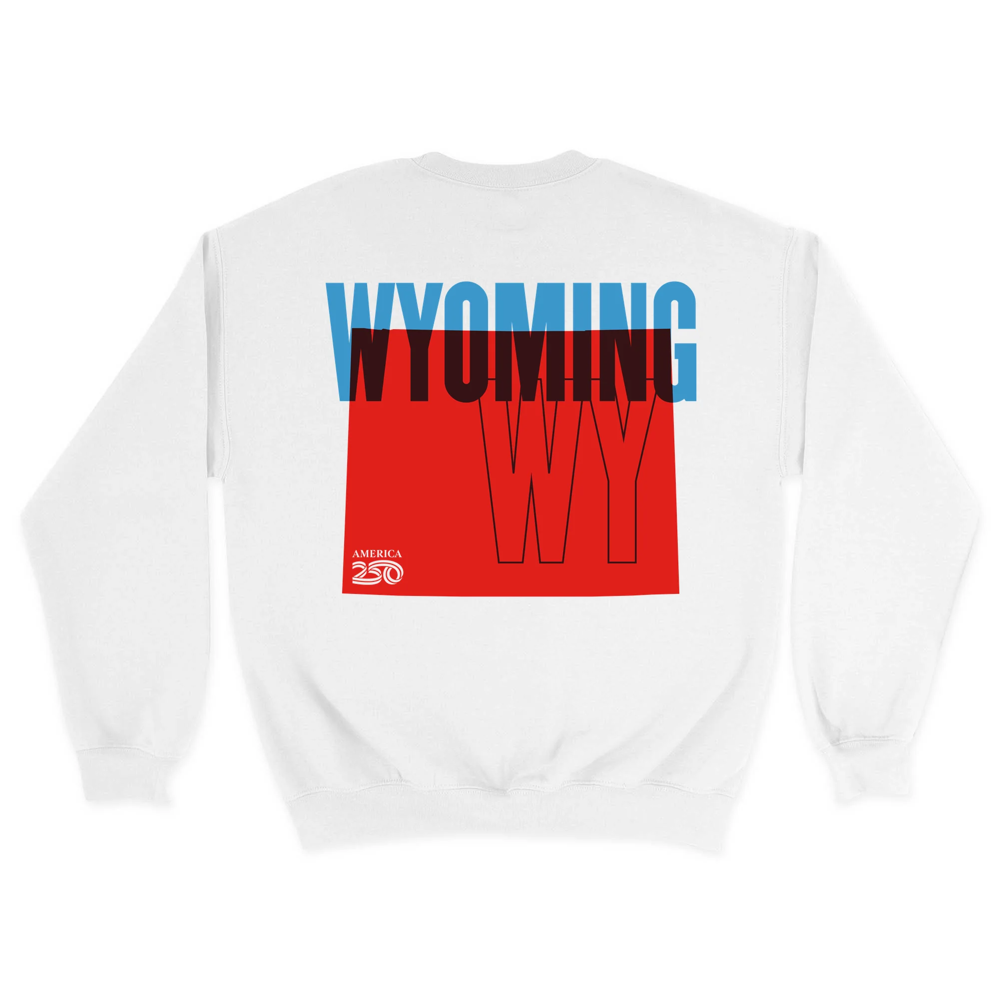 Official America250 Wyoming Unisex Crewneck Sweatshirt - Image 7
