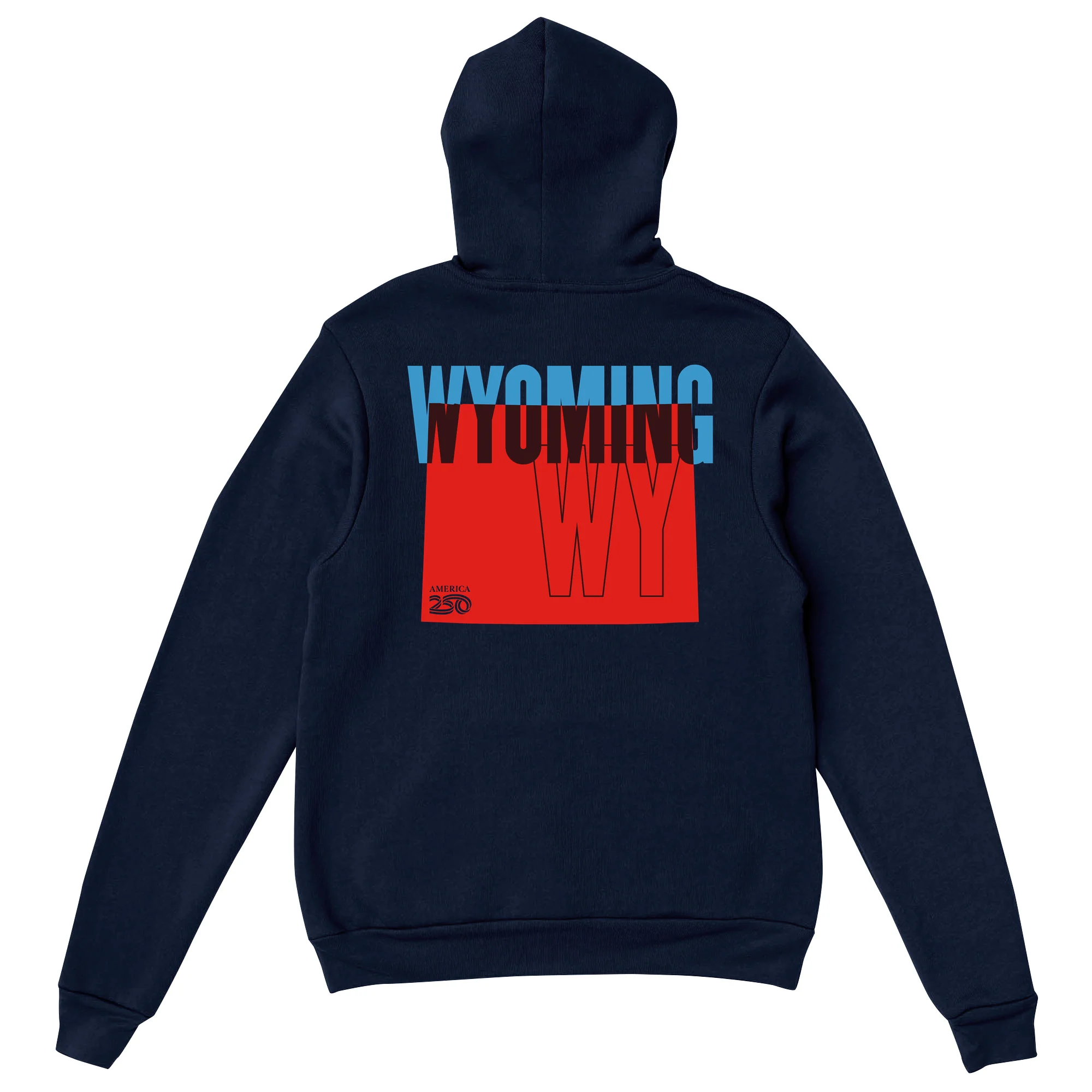 Official America250 Wyoming Unisex Hoodie