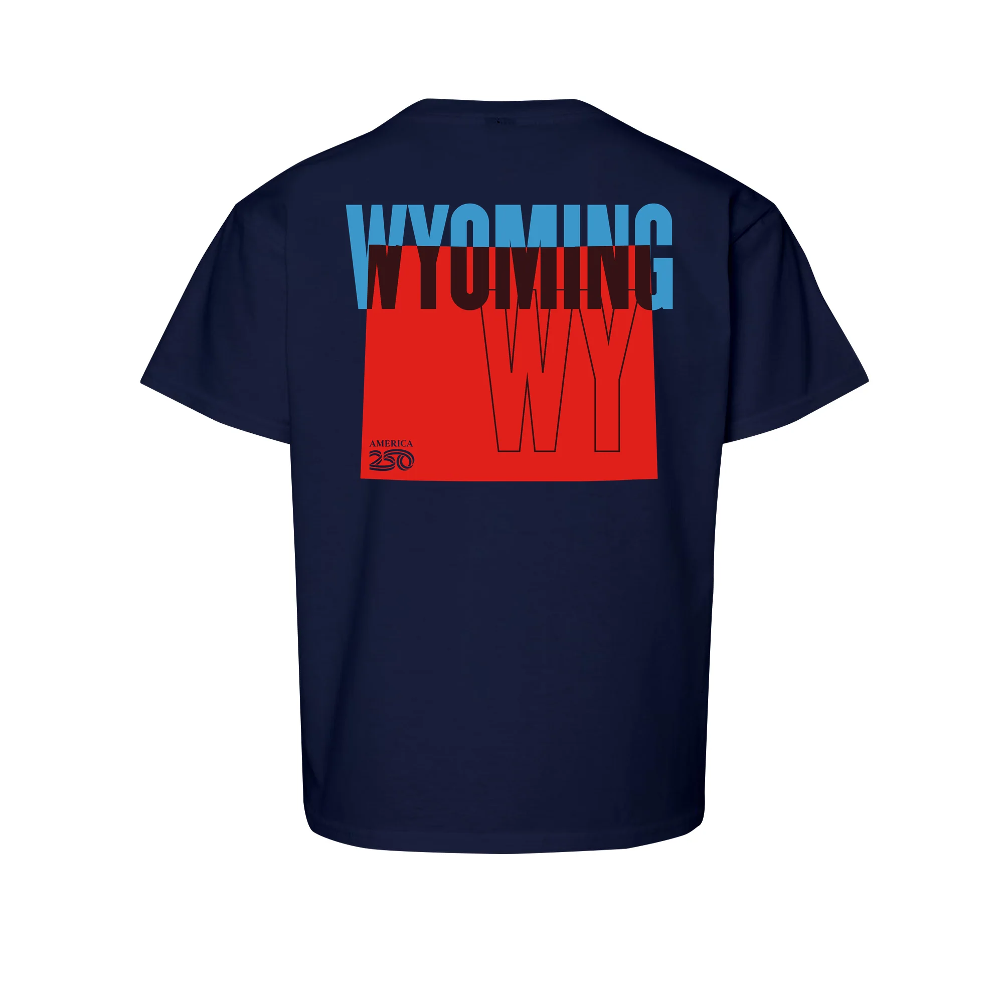 Official America250 Wyoming Youth T-Shirt