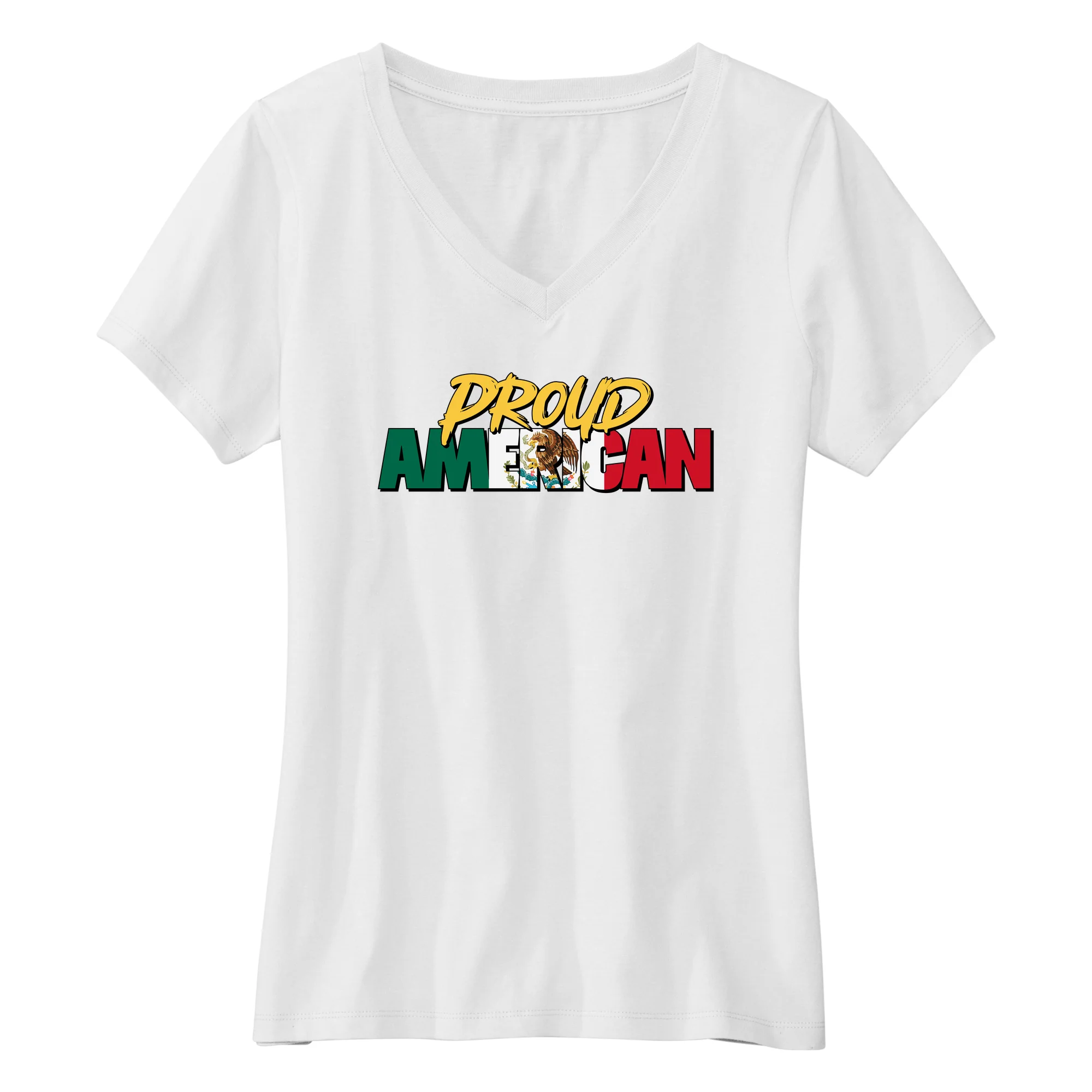 America250 Proud American Women’s V-Neck T-Shirt
