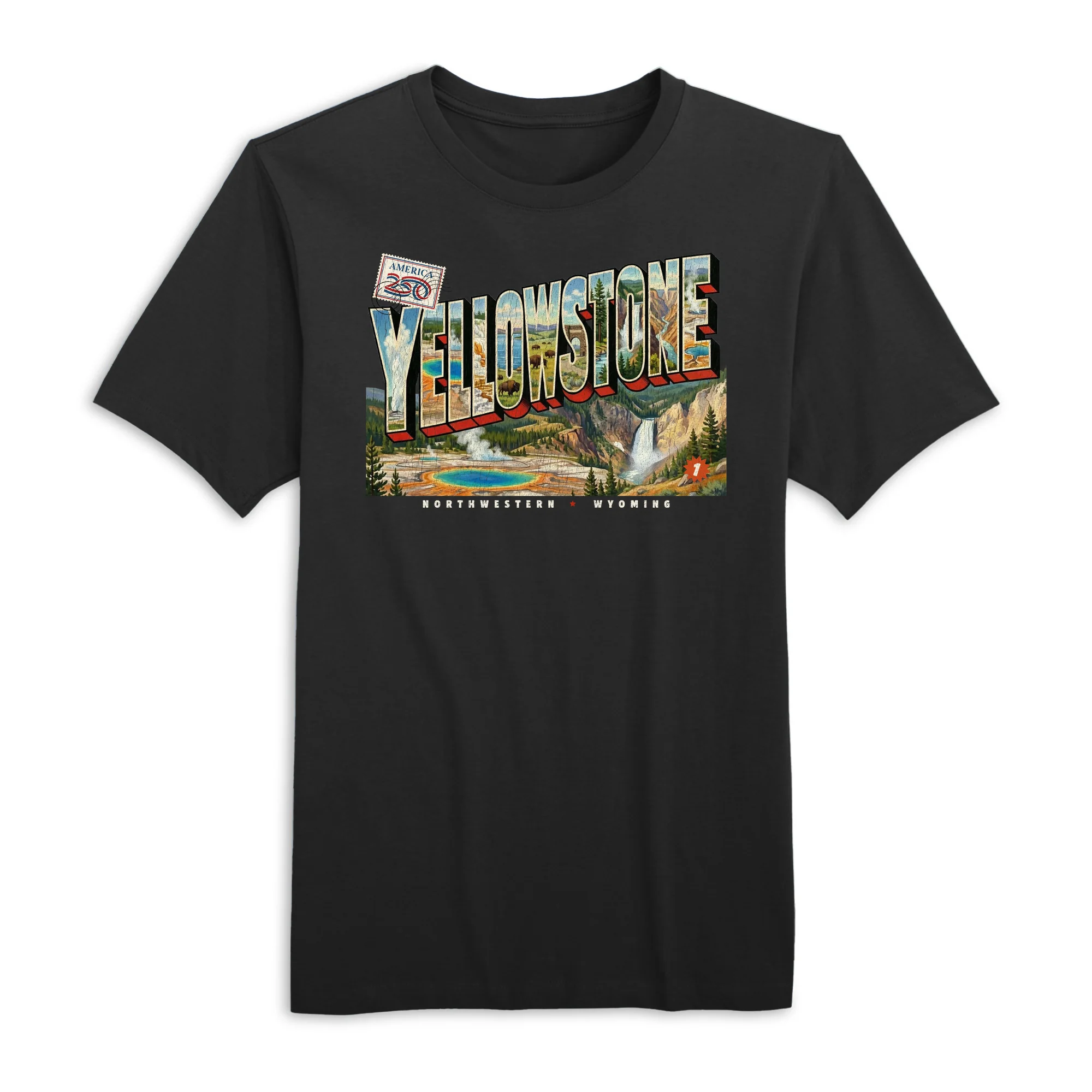 America250 Yellowstone Men's T-Shirt - Image 5