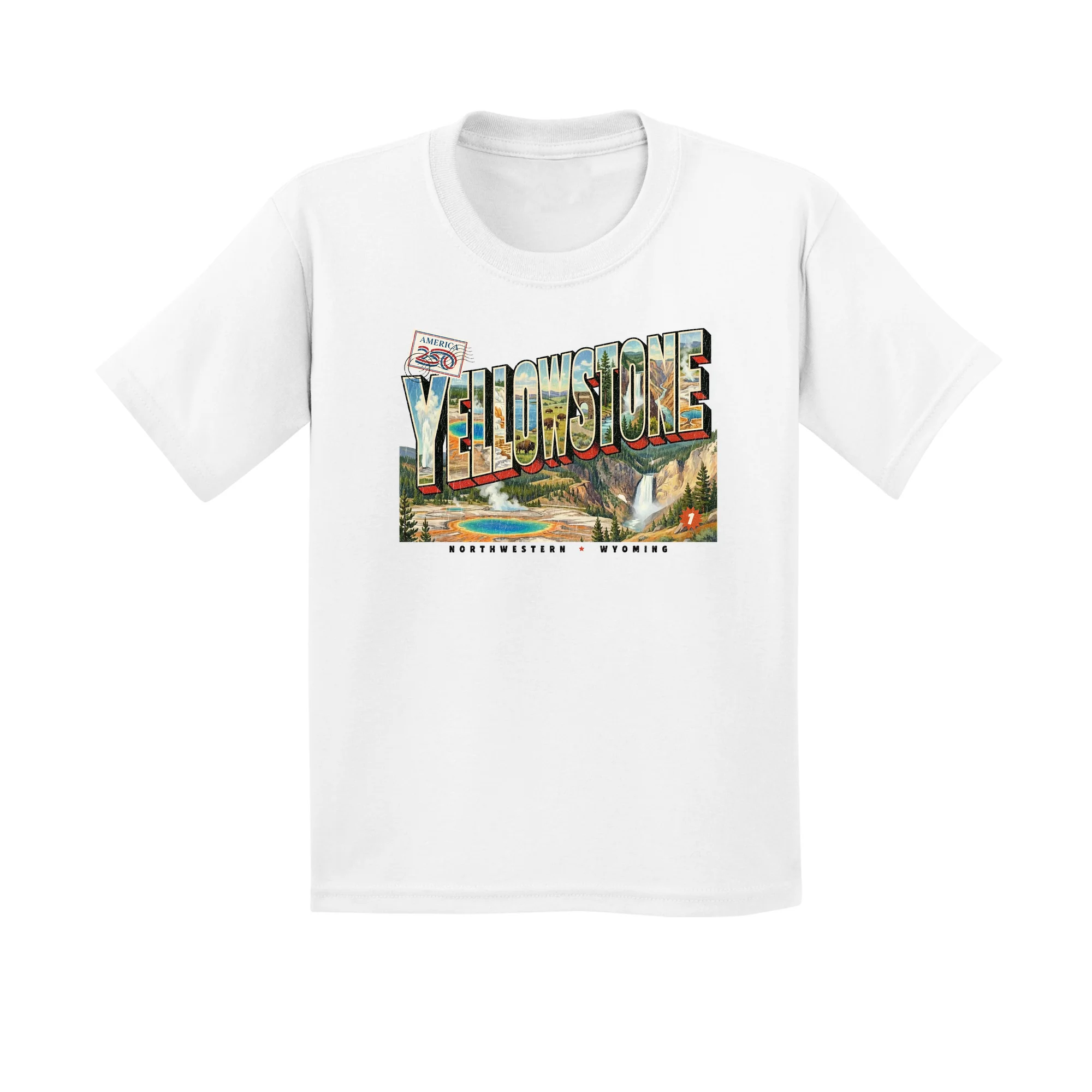 America250 Yellowstone Youth T-Shirt - Image 3