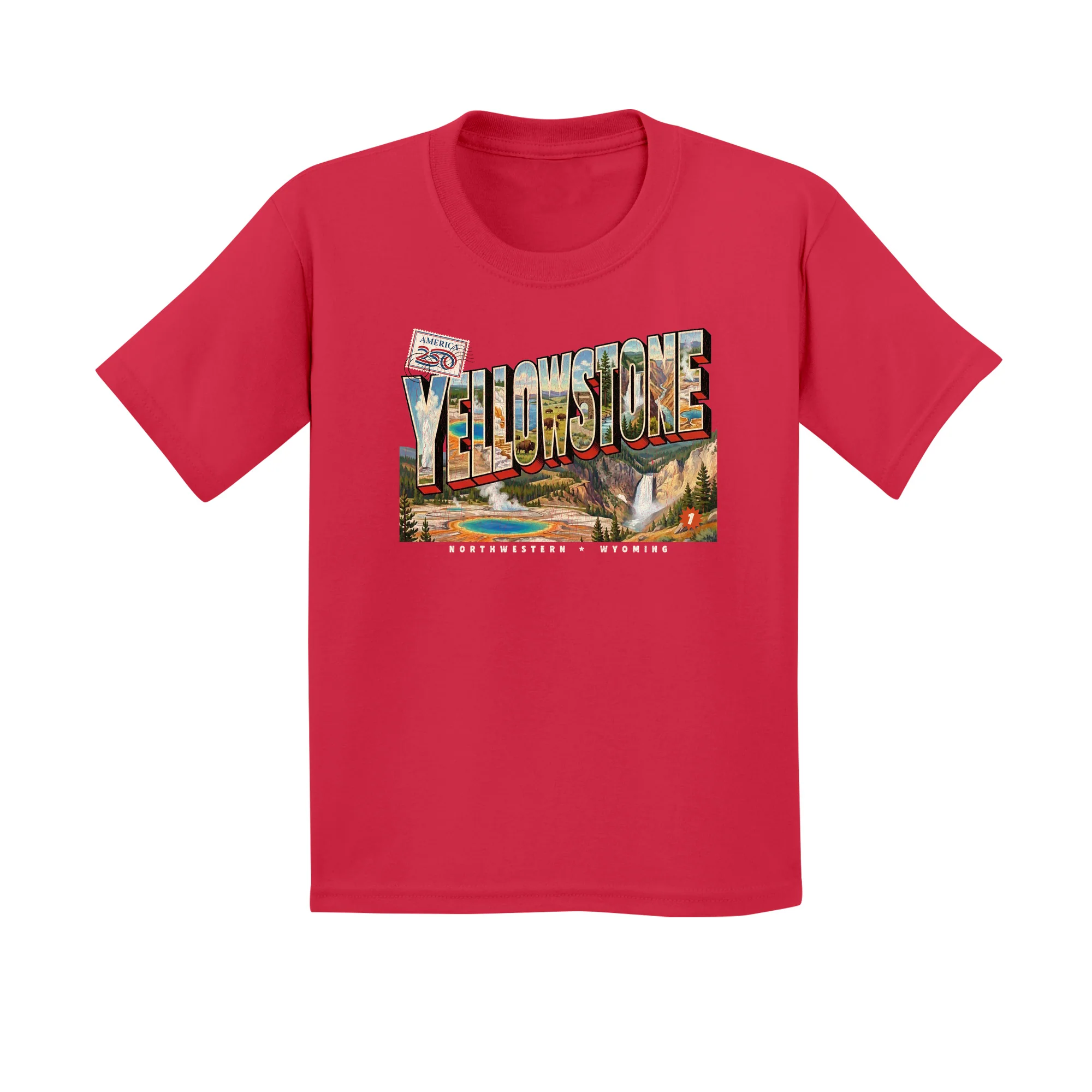 America250 Yellowstone Youth T-Shirt - Image 7